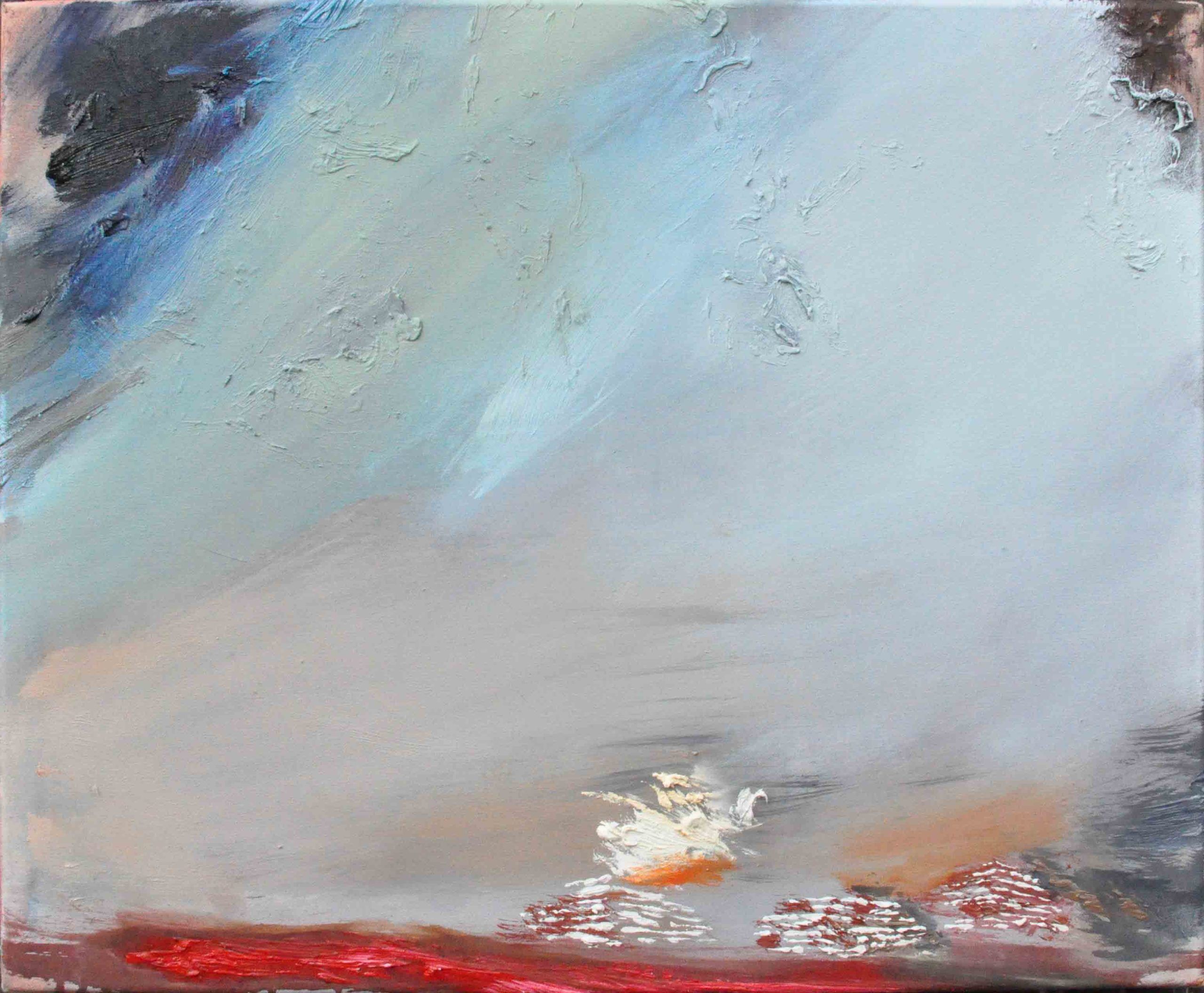 our pale blue sky, 55 x 45 cm, 2020