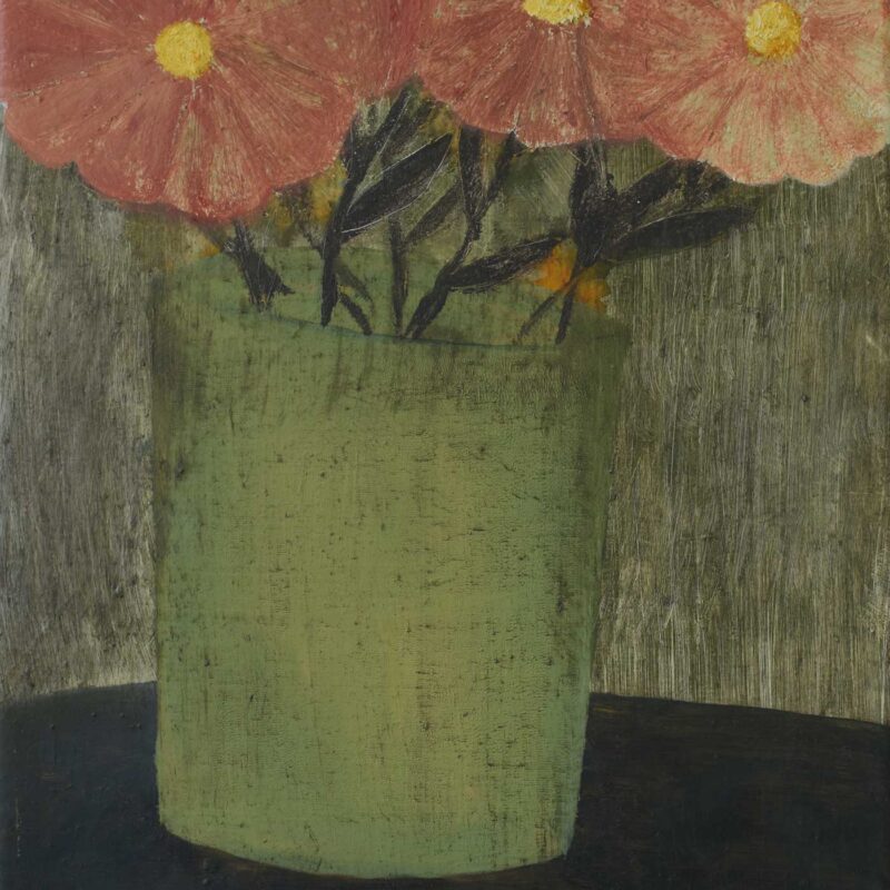 Three Flowers, 2023, 35 x 30 cm.