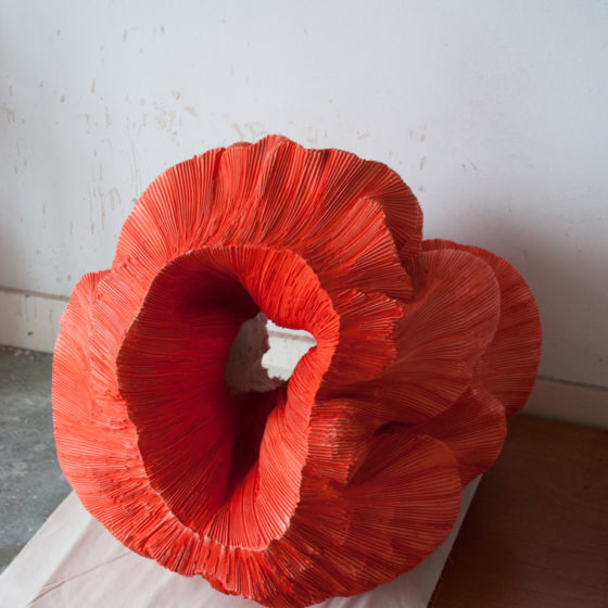 orange object, 2016, kunsthars / olieverf