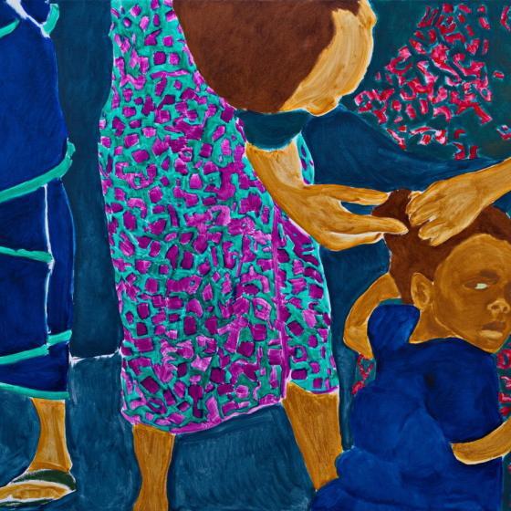 Z.t., Olieverf op doek 200 x 140 cm