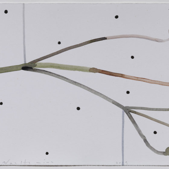 acryl op papier, Z.T., 50 x 65 cm, 2019