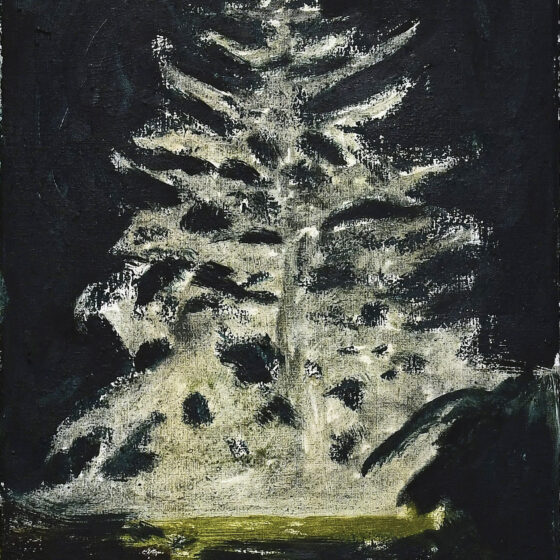 geen titel (de geestesboom), 40 x 30 cm, olieverf op linnen, 2021