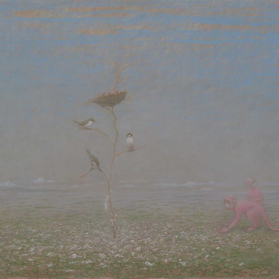 Secret garden, hessel miedema, 2022, 110 x 81 cm