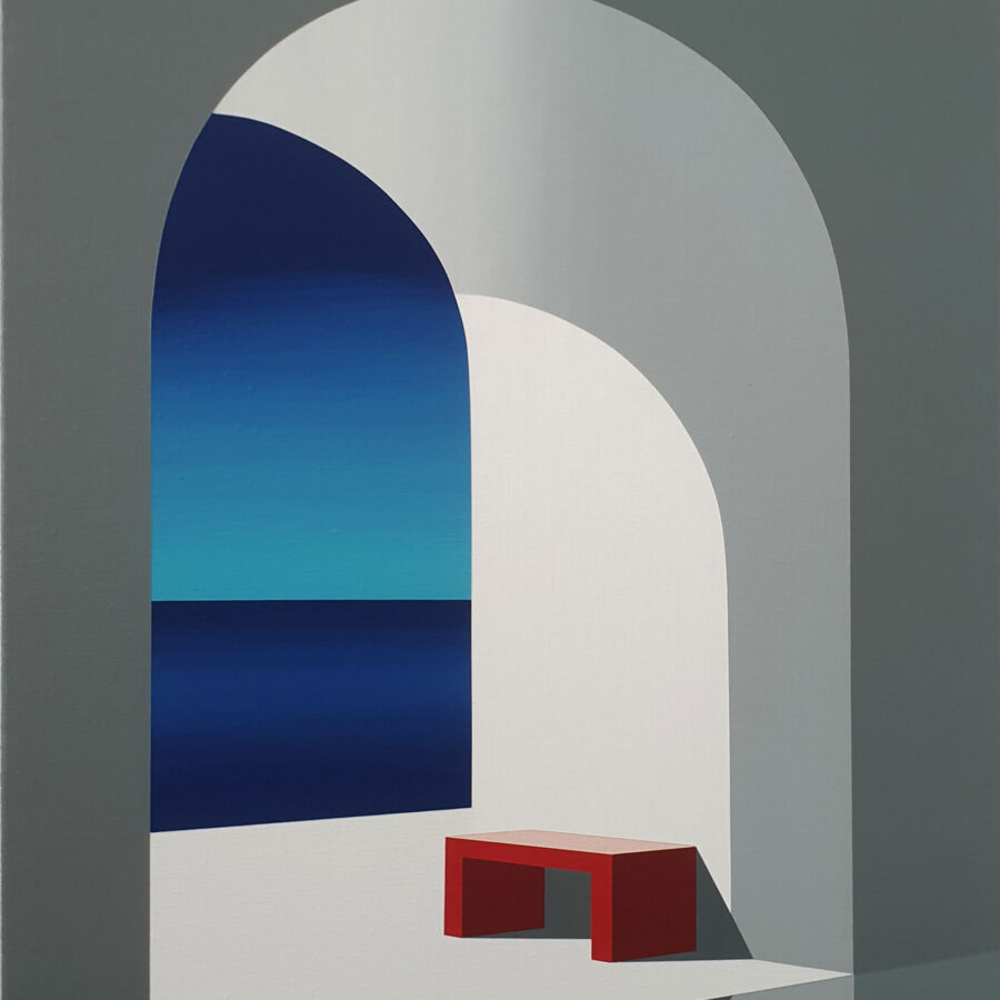 Italian light, 80 x 60 cm, acryl op linnen, 2022
