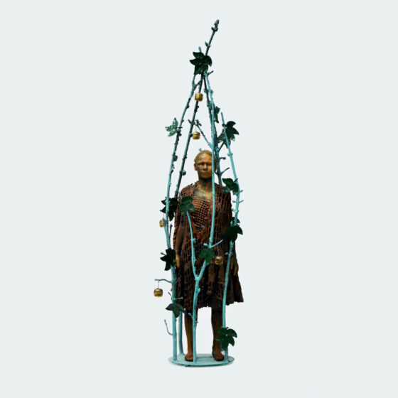 Hortus Conclusus, brons, kunststof, staal, koper, h. 105 cm., unicum, 2022