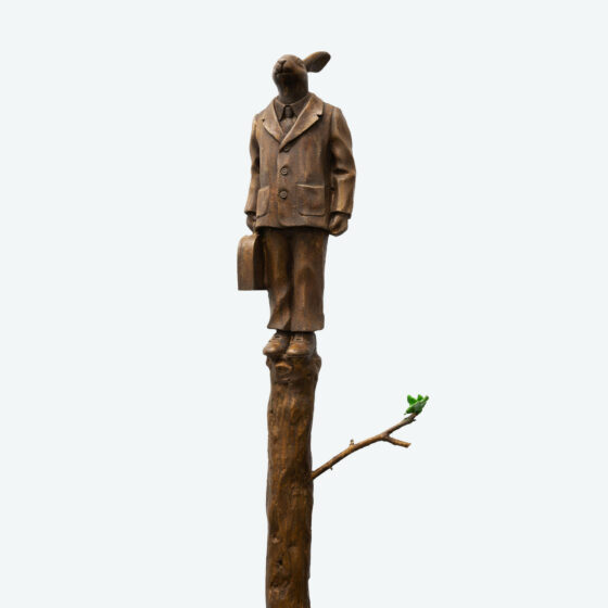 Traveling Salesman, brons, h. 176 cm., oplage 5 & 1 AP, 2021