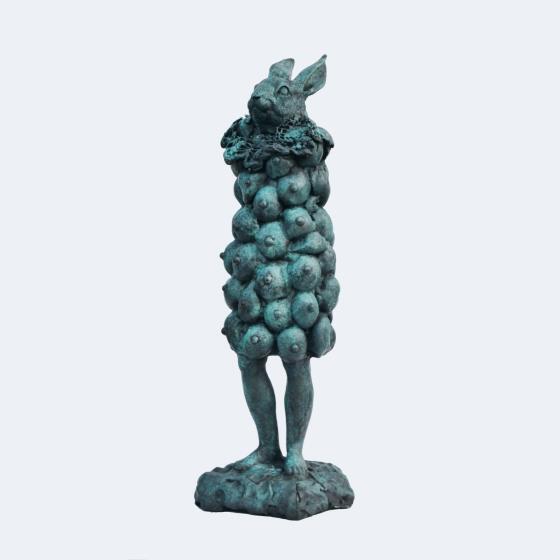 Vrouw Holle, brons, h.63 cm.,unicum 2022