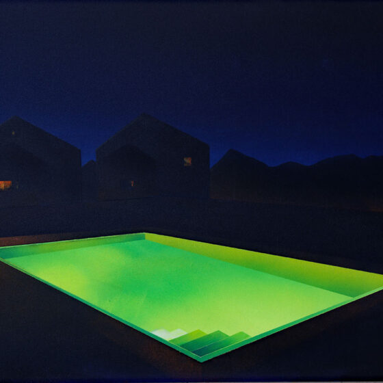 The Pool, acryl op mdf, 50 x 62 cm., 2022