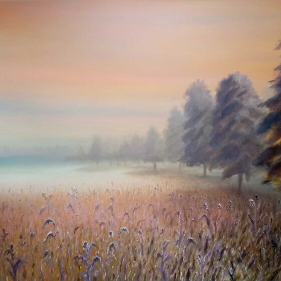 Mist, Olieverf op doek, 140 x 160 cm., 2024