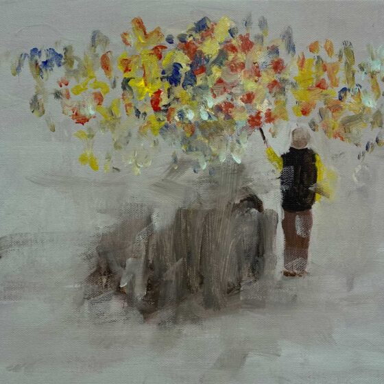 painting colors, 30 x 40 cm., 2024, acrylverf op katoen
