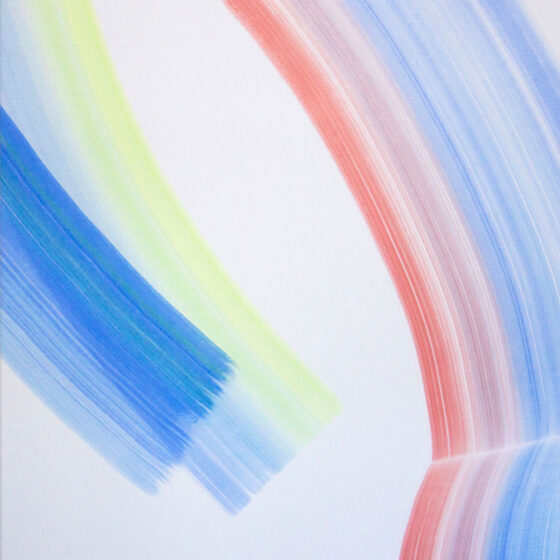 Zonder titel, 127 x 101,5 cm., Ei-tempera op linnen, 2024