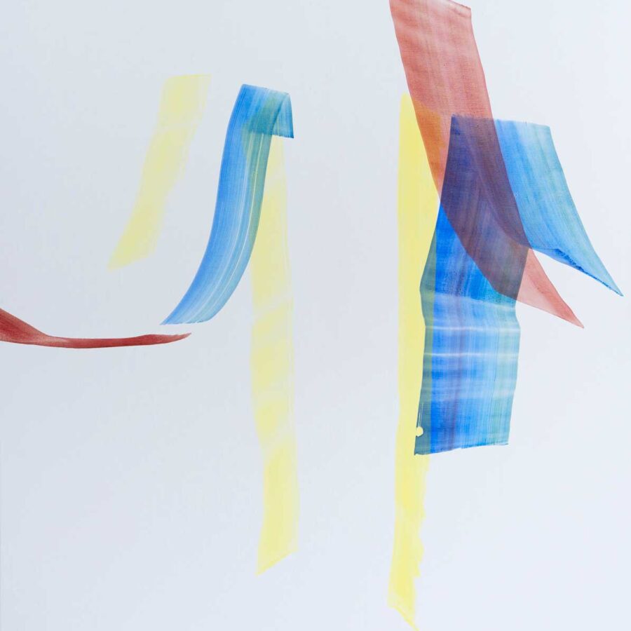 Zonder titel, 200 x 191 cm., Ei-tempera op linnen, 2022