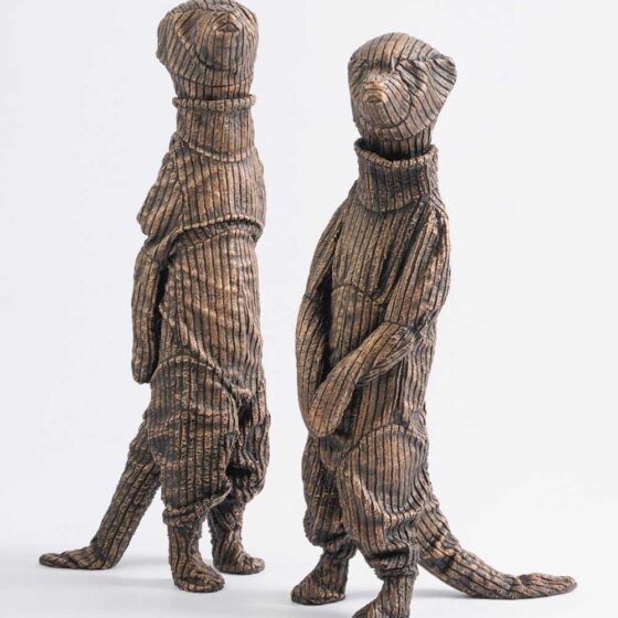 Wise Guys, 2025, brons, 67 en 64 cm. hoog (Foto Peter Cox)