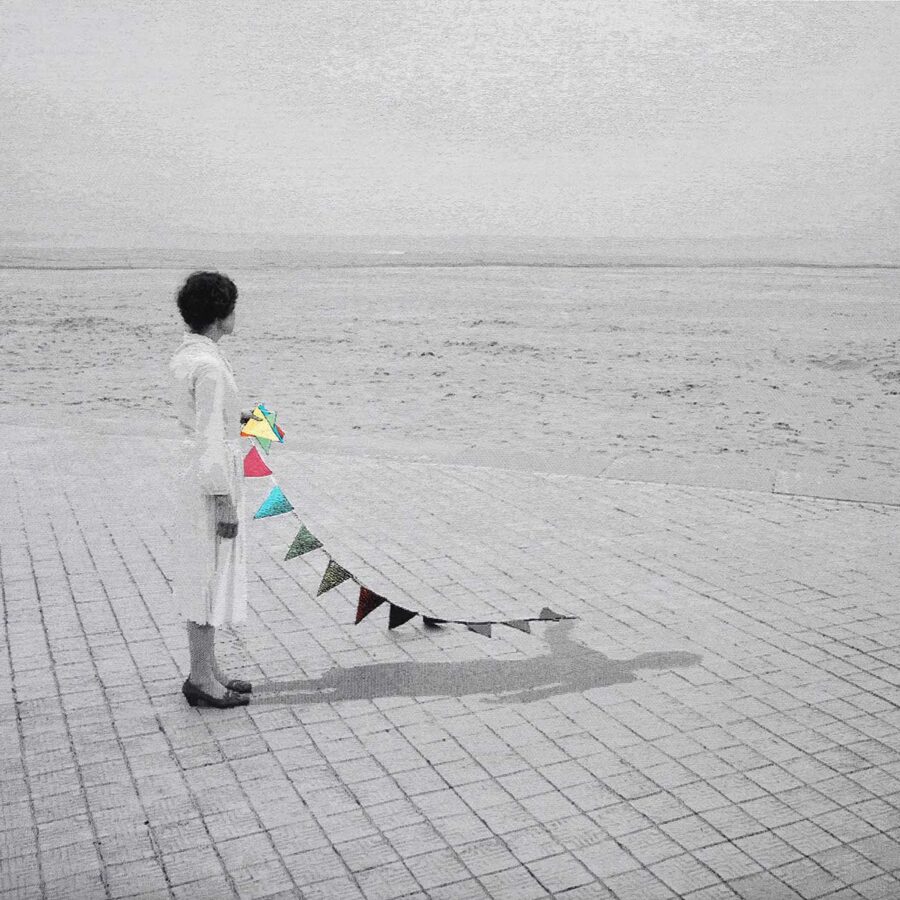 Jenny Ymker, Fairground, 89 x 138 cm., gobelin en handgeborduurd, 2025