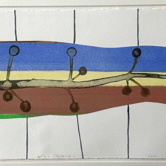 warffemius, Z.T., Gemengde techniek op paper, 50 x 65 cm., 2025