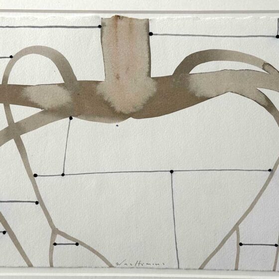 warffemius, Z.T., Gemengde techniek op paper, 50 x 65 cm., 2025