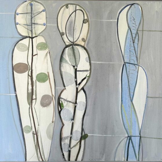 warffemius, Z.T., acryl op doek, 80 x 90 cm., 2025