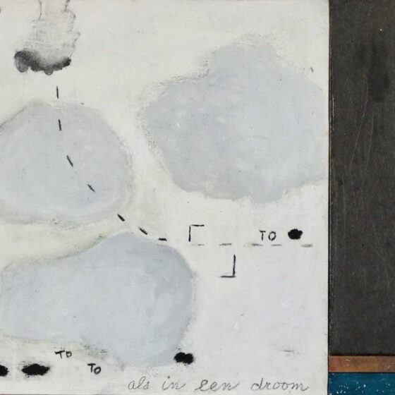 Als in een droom, olieverf op paneel, 30 x 40 cm., 2025