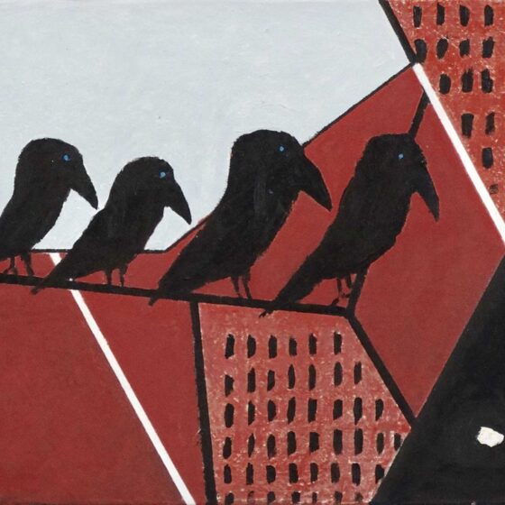 I am not looking for eggs, olieverf op linnen, 40 x 50 cm., 2025